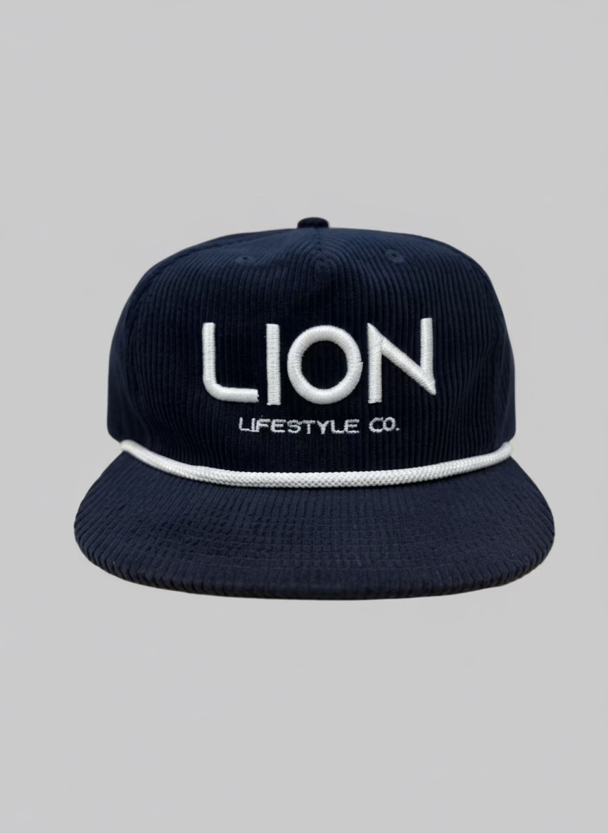 5 Panel High Profile Relaxed Corduroy Rope Hat