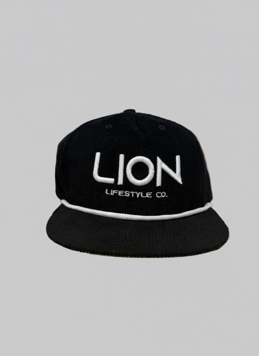 5 Panel High Profile Relaxed Corduroy Rope Hat